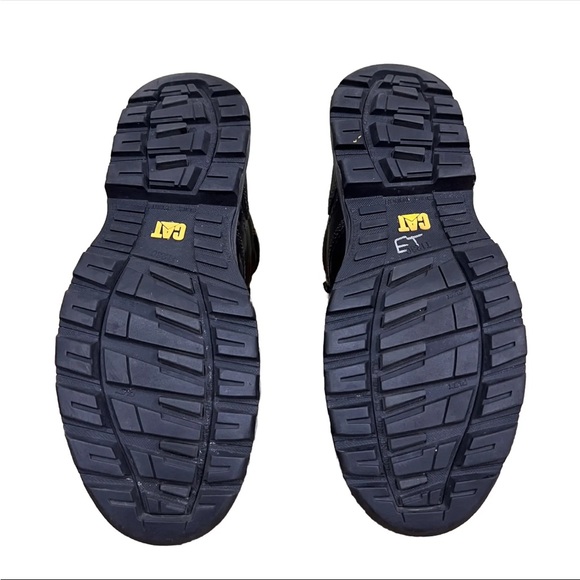 Caterpillar Mens Precision Comp Toe Waterproof Work & Safety Boots Black 9 Wide - Picture 9 of 10